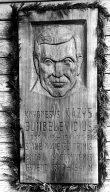 Kazio Gumbelevičiaus portretas. Iliustracija iš B. Kaluškevičiaus arhyvo