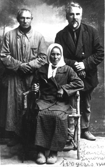 Juozas Kancleris (kairėje). Nuotrauka iš B. Kaluškevičiaus archyvo