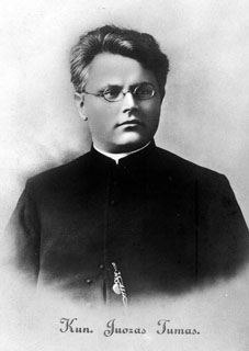 Juozas Tumas - Vaižgantas. Nuotrauka iš B. Kaluškevičiaus archyvo